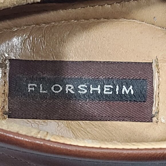 Florsheim Brown Leather Bike Toe Slip On Loafer Dress Shoes Men\'s Size 9M main image 10